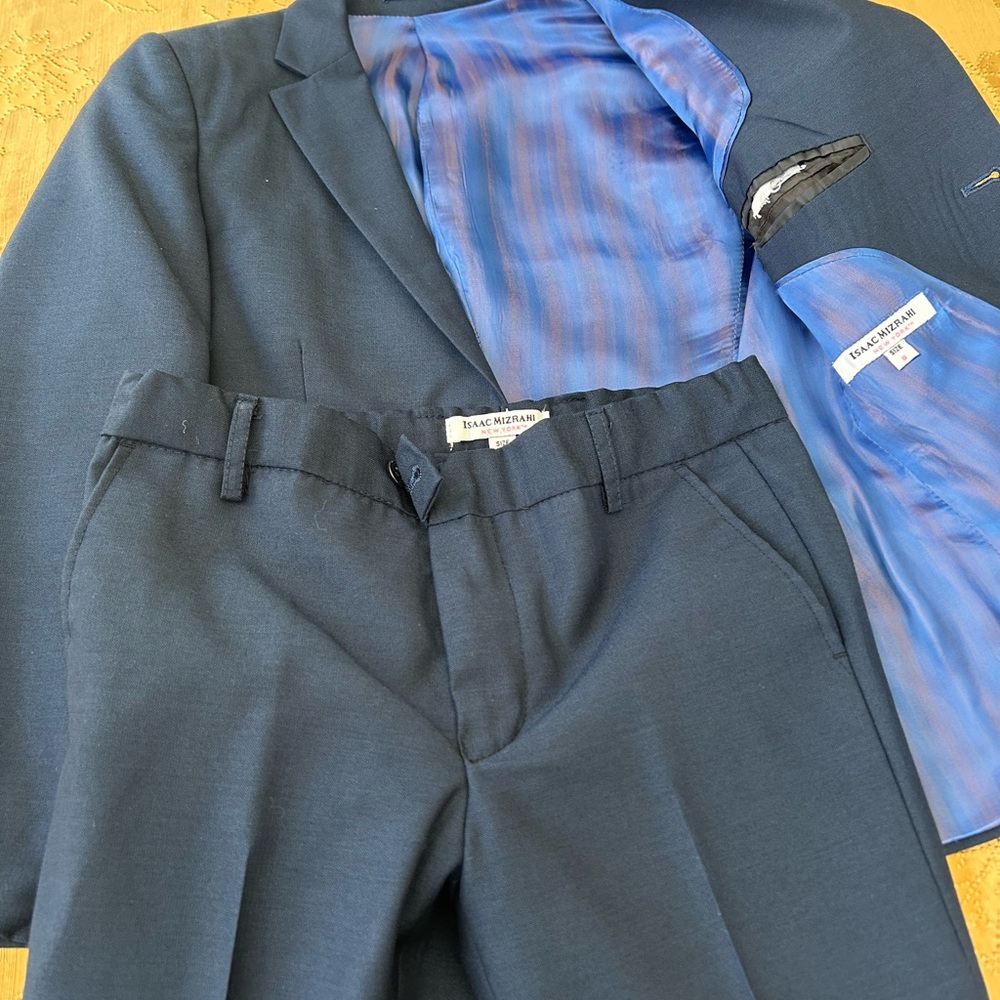 Isaac Mizrahi Boys Elegant Navy Ensemble